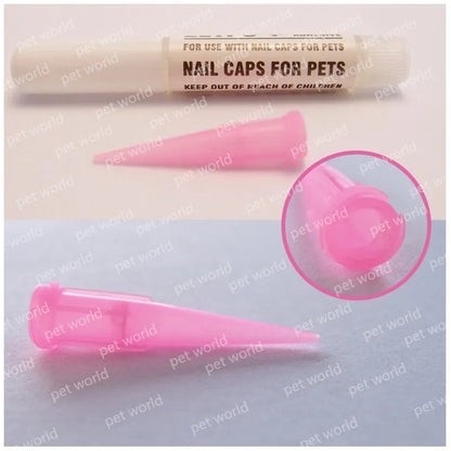 Cat Nail Caps Pet Cat Soft Paws Nail Protector Cover With Free Adhesive Glue + Applicator  20pcs/lot for Kitten