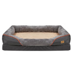 Waterproof Extra Large Orthopedic Dog Bed Sponge Foam Dog Bedding Lounge Sofa Bed - shimendi