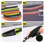 TrueLove Dog Pet Leash Nylon with Reflective Aluminum -Alloy Hook Stainless Steel D-ring Neoprene Handle walking hiking TLL2571 - shimendi