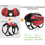 Truelove Pet Backpack Carrier Harness and Bag Space Waterproof Detachable Large Two Used for Outdoor Walking Hiking TLB2051 shimendi Sécurité et Confort pour Chien chat| Shimendi