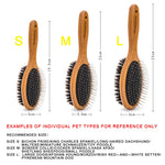 Truelove Pet Double-sided Brush Comb Stainless Steel Needle Bristles Hair Brush Grooming Competition Vacation Cat Dog TLK23131 shimendi Sécurité et Confort pour Chien chat| Shimendi