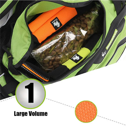 Truelove Pet Backpack Carrier Harness and Bag Space Waterproof Detachable Large Two Used for Outdoor Walking Hiking TLB2051