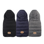 Winter Warm Pet Dog Clothes Hooded Thick Warm Clothes Cotton Cat Puppy Dogs Coat Jackets Chihuahua Yorkie Clothing S-XXL - shimendi