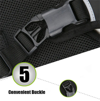 Truelove Pet Backpack Carrier Harness and Bag Space Waterproof Detachable Large Two Used for Outdoor Walking Hiking TLB2051