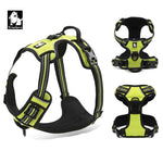 Truelove Pet Harness Reflective Nylon Large Pet Dog Harness All Weather Padded Adjustable Safety Vehicular Leads for Dog TLH5651 - shimendi