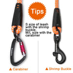TrueLove Dog Pet Leash Nylon with Reflective Aluminum -Alloy Hook Stainless Steel D-ring Neoprene Handle walking hiking TLL2571 - shimendi