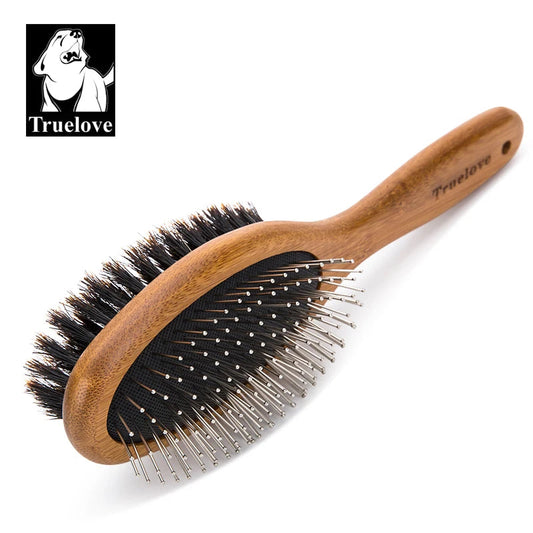 Truelove Pet Double-sided Brush Comb Stainless Steel Needle Bristles Hair Brush Grooming Competition Vacation Cat Dog TLK23131 shimendi Sécurité et Confort pour Chien chat| Shimendi