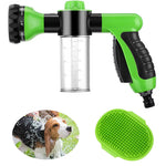 Pet Wash Bath Rubber Brush Water Sprayer Scrubber Tool Dog Cleaning Comb Spray Foamer Wash Bath Shower Massage Dog Accessories - shimendi