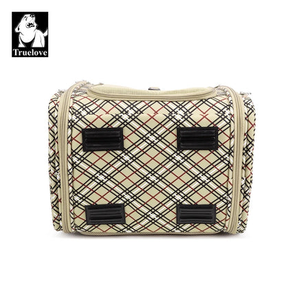 Truelove Pet Backpack Nylon Small Cat and Dog Teddy Outdoor Activity Bag Portable Breathable Than Bear Travel Small Pet TLX5971