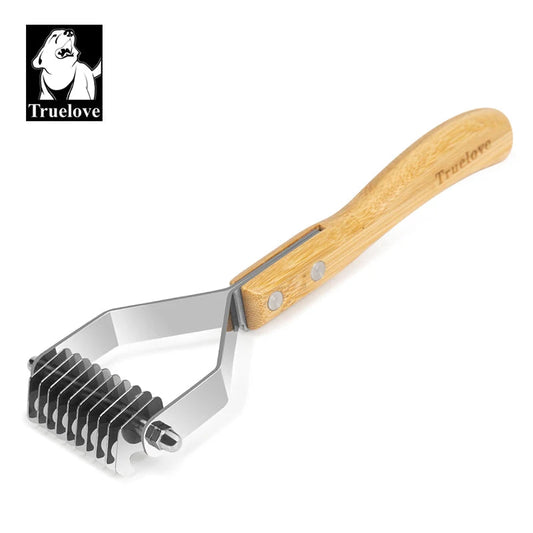 Truelove Deshedding Brush Pets Comb Stainless Steel Removes Undercoat Knots Safe Dog Pet Dematting Comb Grooming Tool TLK25131 shimendi Sécurité et Confort pour Chien chat| Shimendi