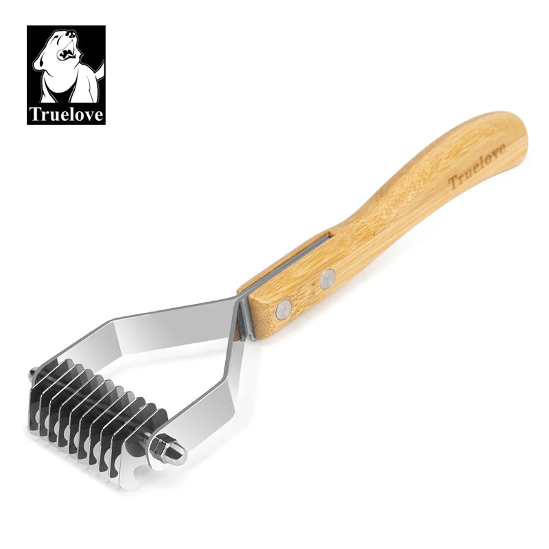 Truelove Deshedding Brush Pets Comb Stainless Steel Removes Undercoat Knots Safe Dog Pet Dematting Comb Grooming Tool TLK25131 shimendi Sécurité et Confort pour Chien chat| Shimendi