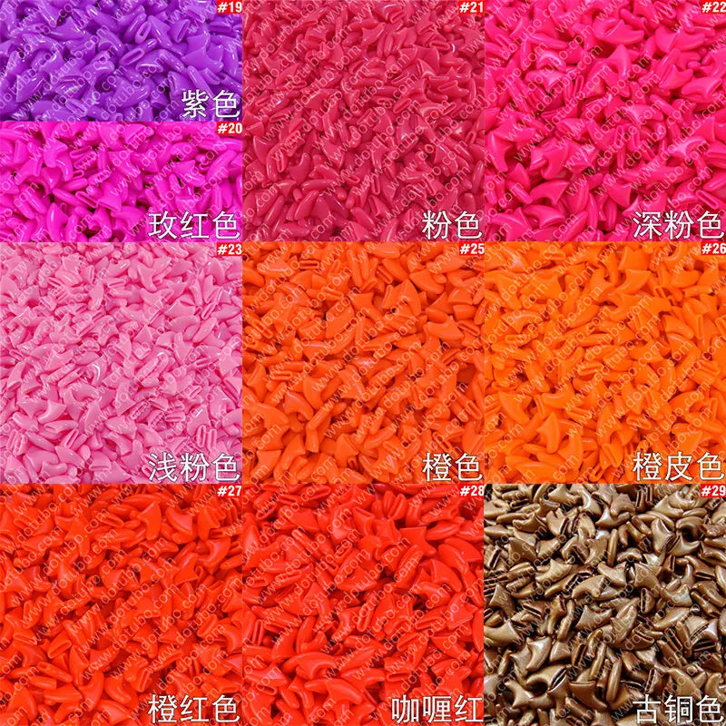 Cat Nail Caps Pet Cat Soft Paws Nail Protector Cover With Free Adhesive Glue + Applicator  20pcs/lot for Kitten