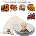 Automatic Pets Feeder Smart Food Dispenser For Cats Dogs With Voice Remind Pet Feed Tool Timer Bowl Pet Feeding Dog Accessories shimendi Sécurité et Confort pour Chien chat| Shimendi