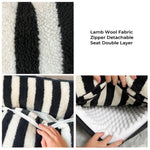 Striped Double Layers Luxury Dog Bed Sofa Modern Winter Design Custom Logo Eco-Friendly Washable Pet Accessories - shimendi