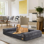XXXL Large Calming Dog Bed Orthopedic Memory Foam Sofa Couch Waterproof Removable Cover Plush Mat for Small Medium Large Dogs shimendi Sécurité et Confort pour Chien chat| Shimendi