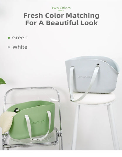 EVA Pet Carrier Bag, Waterproof & Breathable Dog Cat Shoulder Backpack, Lightweight Portable for Small Animals Outdoor Travel