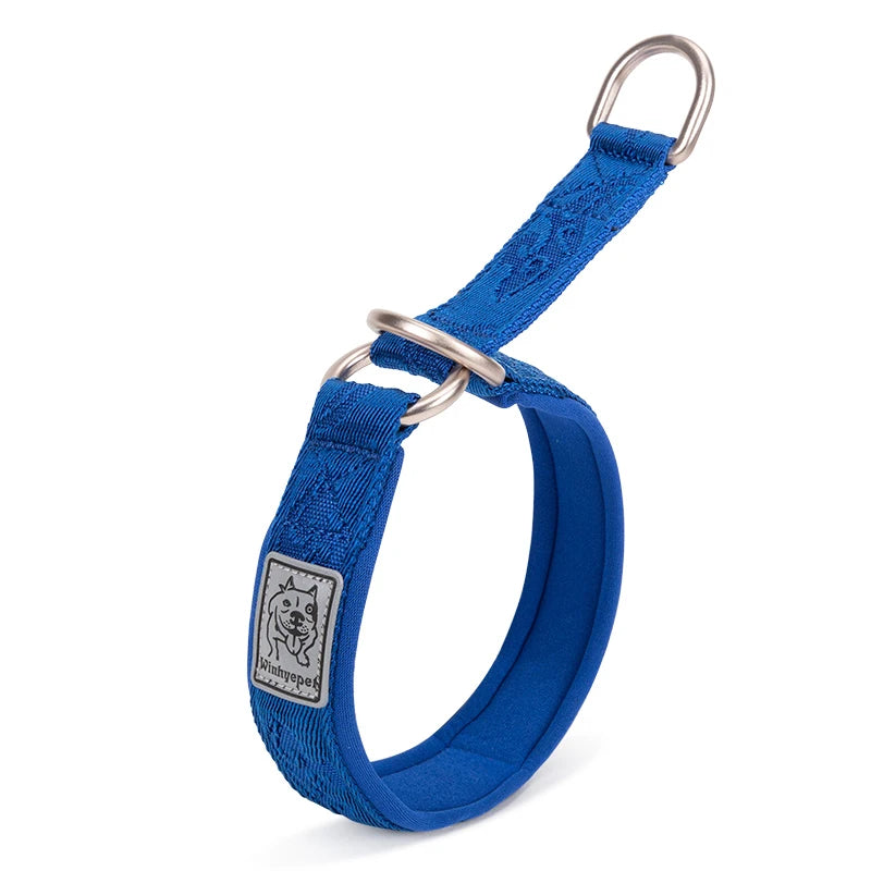 TRUELOVE Pet Collar Nylon Webbing P-chain Explosion-proof Neoprene Padding Pets Running Training Large Medium Small Dogs YC1851