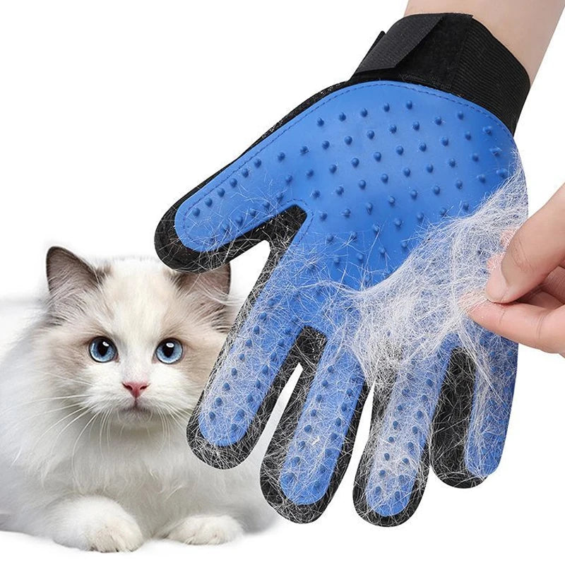 1PC Cat Hair Remove Gloves Rubber Pet Beauty Cleaning Grooming Effective Massage Dog Combs Floating Brush Sticky Hair Gloves - shimendi