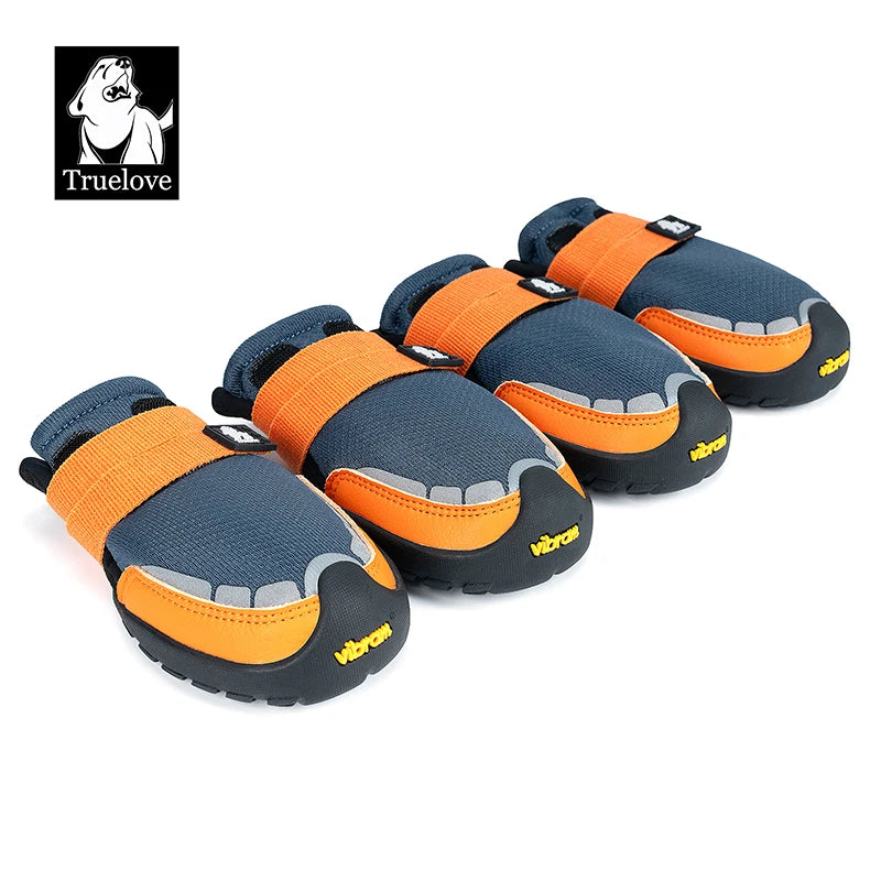Truelove Pet Shoes Vibram Sole Reflective Durable  Anti-slip Soft Mesh Nylon  Comfortable  Outdoor NEW  2/4pcs Training TLS4862