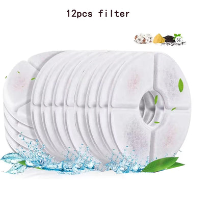 Replacement Filters for Cat Water Fountain Activated Carbon Replacement Filters Pet Cat Water Dispenser Filters Accessorie