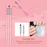15pcs Nail Art Liner Brush Kit UV Gel Nail Brush Set French Stripe Line Painting Drawing Flower Pen Professional Manicure Tools - shimendi