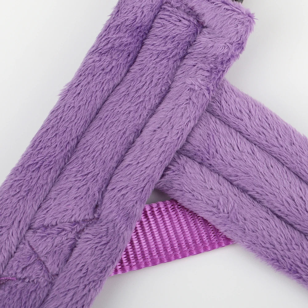 Warm Dog Harness Vest Winter Dog Harnesses Soft Padded Pet Training Harnesses Vests Adjustable For Small Large Dogs Bulldog Pug