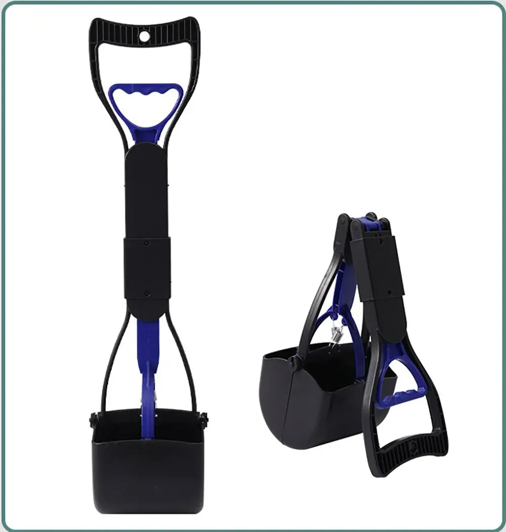 Foldable Long Handle Pet Poop Picker Dog Waste Cleaner Outdoor Poop Scooper Home Cleaning Tool Supplies