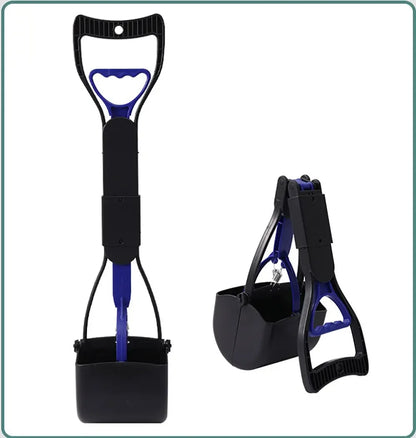 Foldable Long Handle Pet Poop Picker Dog Waste Cleaner Outdoor Poop Scooper Home Cleaning Tool Supplies