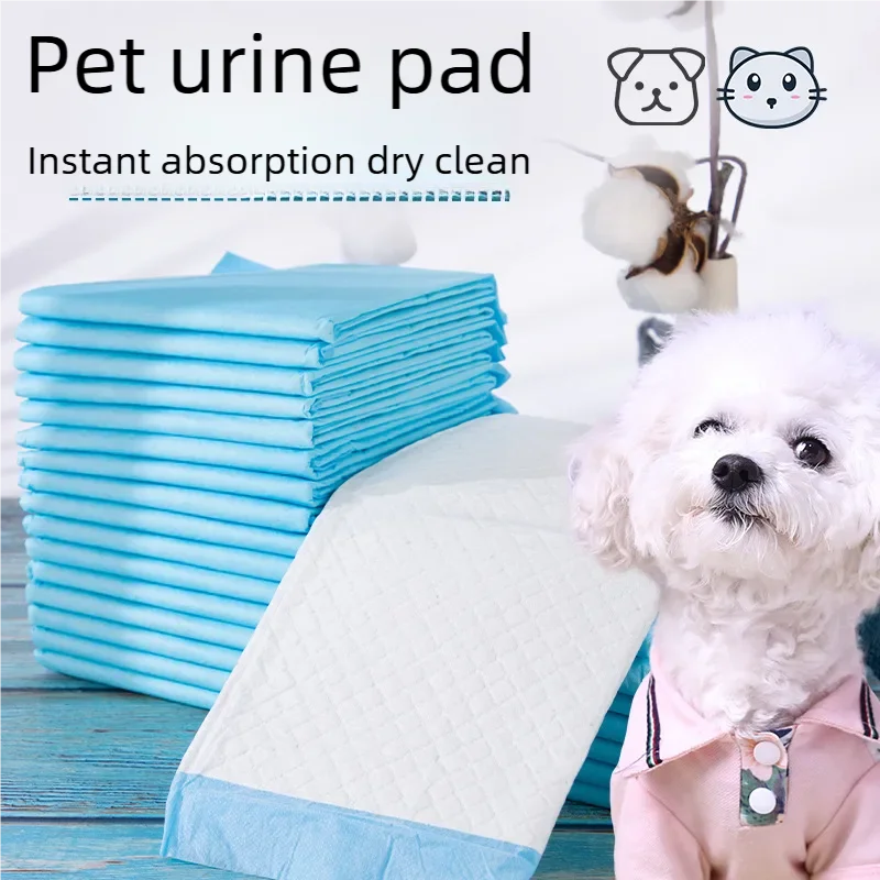 Super Absorbent Pet Diaper Dog Training Pee Pads Disposable Thickened For Cats Dog Diapers Cage Mat Pet Supplies Puppy Potty Pad