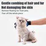 1PC Cat Hair Remove Gloves Rubber Pet Beauty Cleaning Grooming Effective Massage Dog Combs Floating Brush Sticky Hair Gloves - shimendi