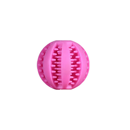 New Pet Dog Toy Interactive Rubber Balls for Small Large Dogs Puppy Cat Chewing Toys Pet Tooth Cleaning Indestructible Dog Ball
