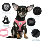 Cat Harness Vest Walking Lead Leash For Puppy Dogs Collar Polyester Adjustable Mesh Dog Harness For Small Medium Pet Accessories shimendi Sécurité et Confort pour Chien chat| Shimendi