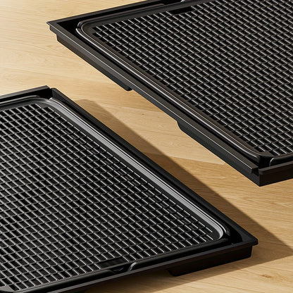 KEMORELA 2-in-1 Dog Potty Tray And Cat Litter Mat Non-Slip Waterproof Soft Paw-Friendly Grid Pattern for Easy Cleaning