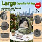 Transparent Pet Carrier Backpack Ideal Cat Accessories Outdoor Pet Shoulder Bag Breathable Pet Supplies With Ample Ventilation shimendi Sécurité et Confort pour Chien chat| Shimendi