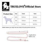 Truelove Pet Harness and Leash Set Ultra-Lightweight Breathable High Quality Nylon Mesh Reflective Night Training Dog TLH2918 shimendi Sécurité et Confort pour Chien chat| Shimendi