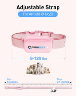 ABBIDOT-T30 Dog Shock Collar for Dogs Training Canine Equipment Supplies No Bark Pet Accessories Pink Color Strap 3000ft 900m shimendi Sécurité et Confort pour Chien chat| Shimendi