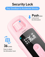 ABBIDOT-T30 Dog Shock Collar for Dogs Training Canine Equipment Supplies No Bark Pet Accessories Pink Color Strap 3000ft 900m shimendi Sécurité et Confort pour Chien chat| Shimendi