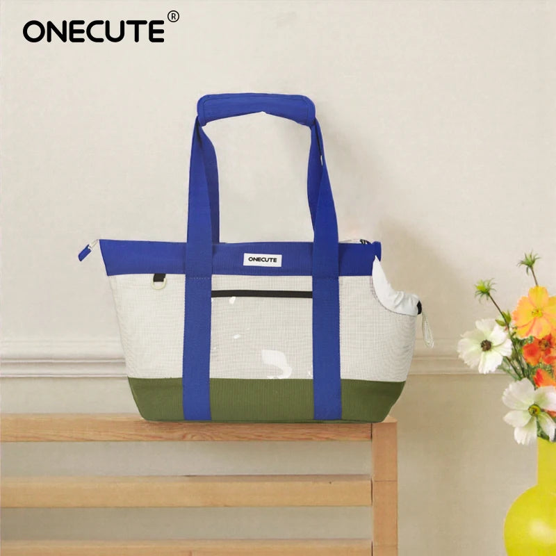 ONECUTE Airline Approved Cat Carrier, Portable Pet Bubble Backpack with Safety Strap, Lightweight Dog Travel Bag