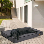 Large Orthopaedic Dog Bed Waterproof Cushion Pet Mattress 2 In 1 Pet Dog Crate Bed with Removable Washable Cover Indoor Outdoor - shimendi
