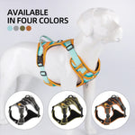 Adjustable Harness Dog Reflective Safety Training Walking Chest Vest Leads Collar For French Bulldog Pets Dogs Accessories - shimendi