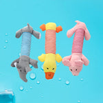 Molar Dog Toy Plush Supplies Fit For All Puppy Pet Squeak Chew Toy Funny Durable Chew Elephant Duck Pig Toy Pets Supplies Molar - shimendi