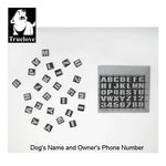 Truelove Hook and Loop Fastener Personalized Hook Patch for Dog Cat Harness Collar Saddle Bag Numbers Letters Reflective TLV2301 - shimendi