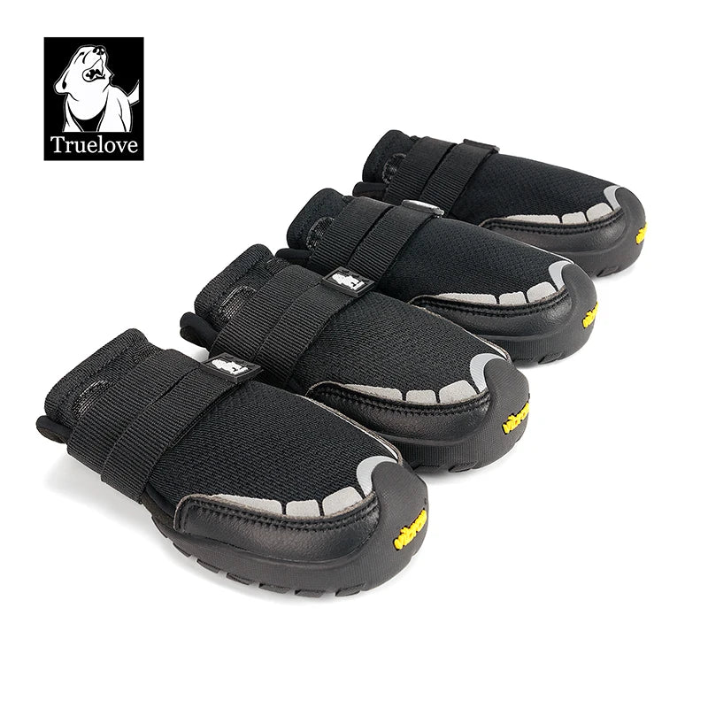 Truelove Pet Shoes Vibram Sole Reflective Durable  Anti-slip Soft Mesh Nylon  Comfortable  Outdoor NEW  2/4pcs Training TLS4862