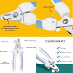 Professional Pet Nail Clipper Stainless Steel Dog Cat Nail Trimmer Labor-Saving Nail Clipper Convenient Dog Grooming Supplies - shimendi