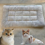 Large Plush Dog Bed Sofa Thickened Super Soft Polyester Pet Mat Dog Crate Mat Bed For Small Medium Large Dog Bed shimendi Sécurité et Confort pour Chien chat| Shimendi