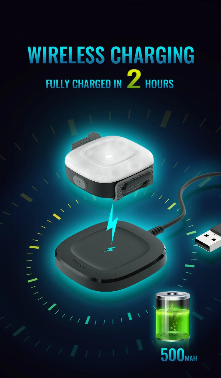 Truelove Safety LED Light for Pet Wear Collar Harness Backpack with Water Resistant and Long Continuous Battery Life TLD19102