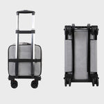 Pet Trolley Bag Detachable Rolling Carrier for Small Dogs Cats Portable Travel Carrier with Telescopic Handle and Shoulder Strap shimendi Sécurité et Confort pour Chien chat| Shimendi