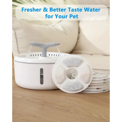 Replacement Filter For Cat Dog Water Drinking Fountain Activated Carbon Replaced Filters 6-12pcs Fountain Dispenser Feeders