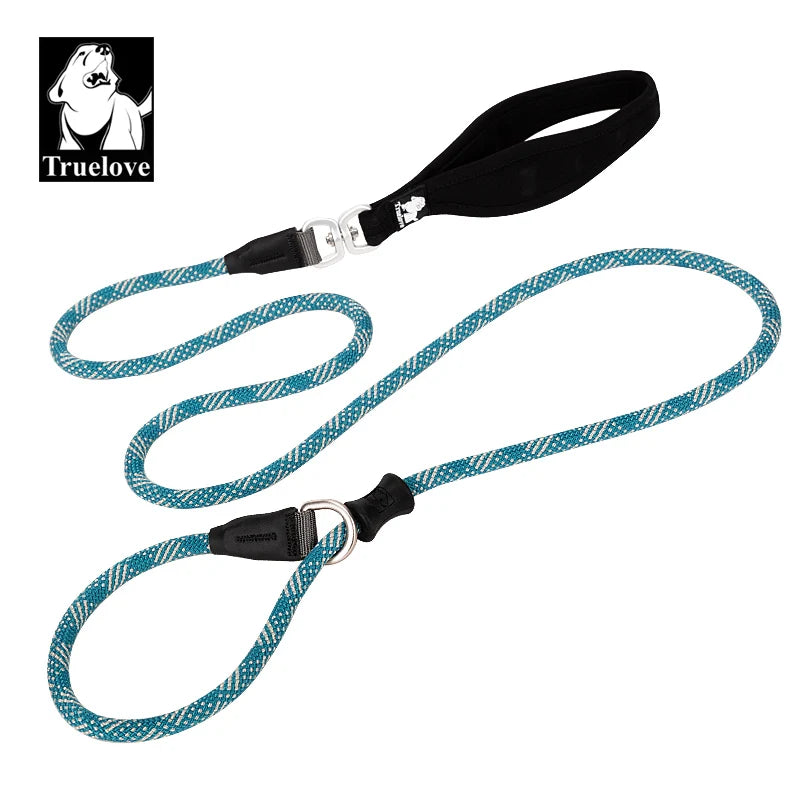 Truelove Pet Training Leash and Collar Durable Slip Lead Dog Leash Heavy Duty Comfortable Strong Rope Leash No Pull Pet TLL2575