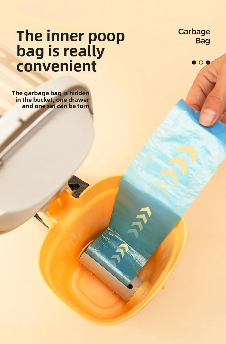 New Cat Litter Shovel Scoop with Refill Bag for Pet Filter Clean Toilet Garbage Picker Cat Supplies Cat Litter Box Self Cleaning